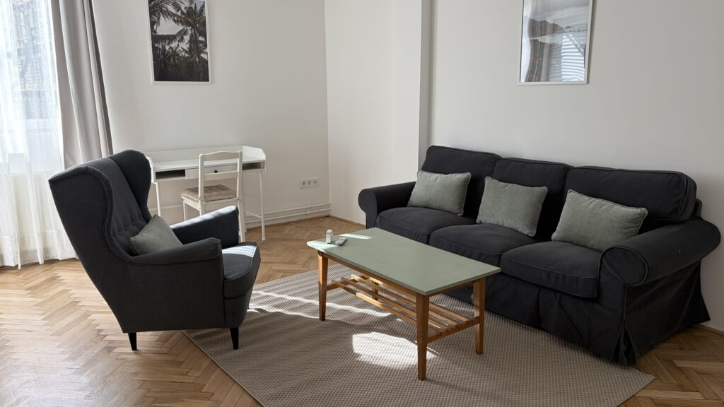 Kellemes hangulatú terápiás szoba a Merengő Pszichológiai Terápiás Rendelőben